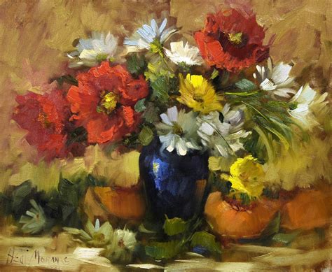 Hedi Moran: Florals, Poppies and Cantaloupe and .